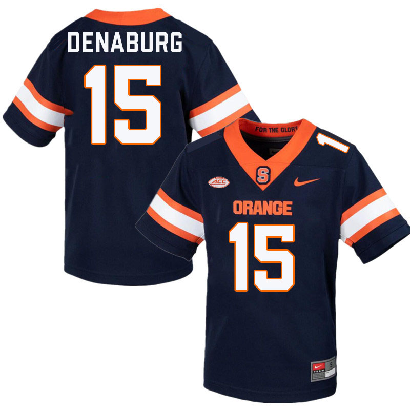 #15 Brady Denaburg Syracuse Orange Jerseys,Syracuse University Football Uniforms,Apparels-Navy